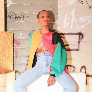 Color Block Bomber Jacket